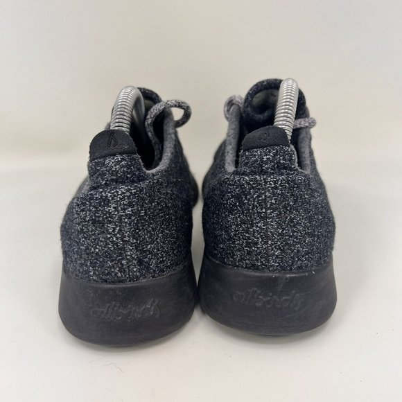 Allbirds Wool Runners Comfort Shoes Black Grey Women's Size 10 - Picture 4 of 9